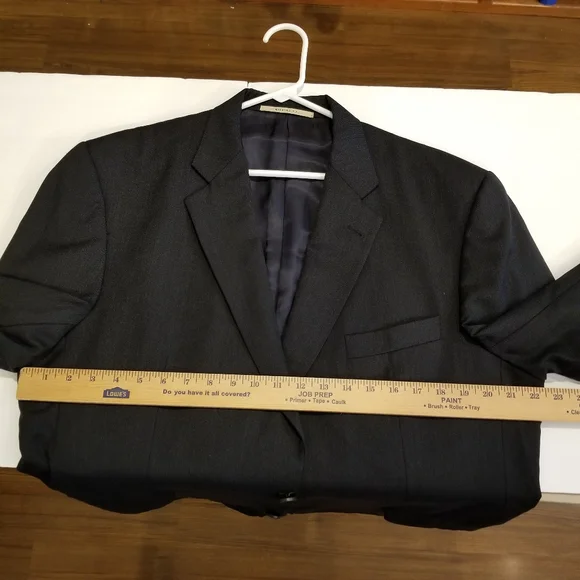 Burberry London Blazer Men's 44R Navy Blue 100% Wool Kensington USA